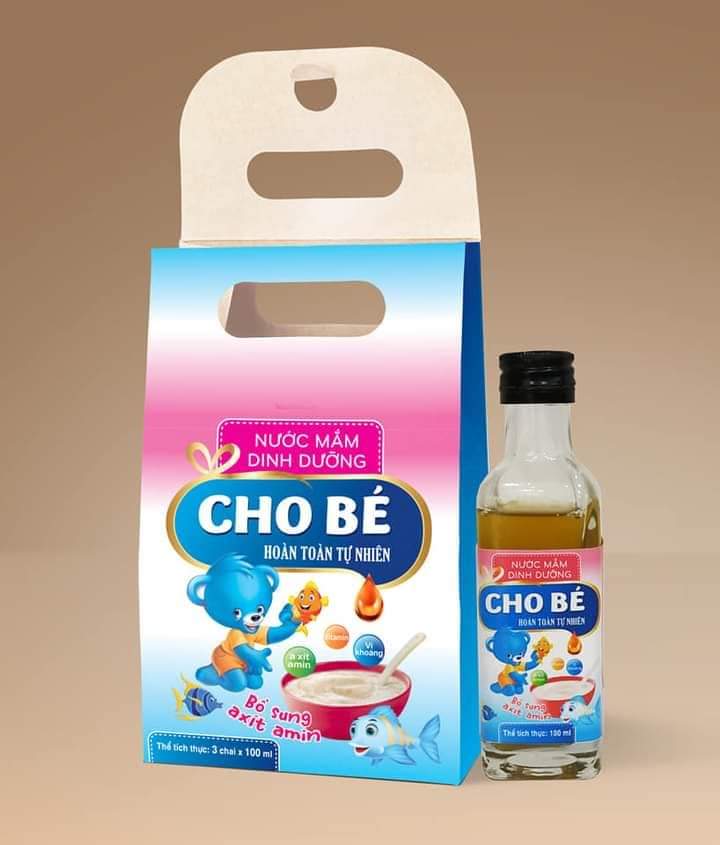 Mắm dinh dưỡng cho bé chai thủy tinh 100ml